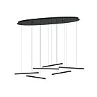 Suspendu Eglo Lindoza 39915A Noir