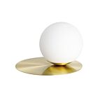 Lampe de table Eglo Arenales 39954A 60W 1-Lumière Laiton brossé