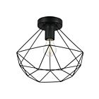 Plafonnier Eglo Tarbes 43004A 1-Lumière Noir