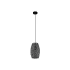 Suspendu Eglo Riyadh 43391A 1-Lumière Noir 60W