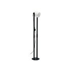Lampe sur pied Eglo 43429A Burbank 1-Lumière Noir 15W