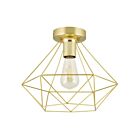 Plafonnier Eglo Tarbes 43678A 1-Lumière Laiton brossé