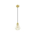 Suspendu Eglo Tarbes 43681A 1-Lumière Laiton brossé 15W