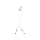 Lampe sur pied Eglo 49944A Westlinton 1-Lumière Blanc et Or 60W
