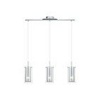 Suspendu Eglo Tarolo 92846A 3-Lumières Chrome 300W