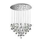 Eglo 95743A Pianopoli 43-Lumières 90.3W Chromé LED Suspendu en cordon