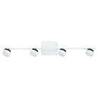 Eglo 93855A 26.8W Blanc et Noir LED Réglable Éclairage sur rail
