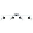 Eglo 95438A Bernedo 17.6W Chromé et noir LED Projecteur