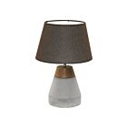 Lampe de table Eglo Tarega 95527A 60W 1-Lumière Marron et Gris