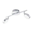 Eglo 95629A 8.8W Chromé LED Réglable Éclairage sur rail