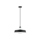 Suspendu Eglo Tabanera 96803A 1-Lumière Noir et blanc 60W