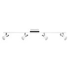 Eglo 97374A 20W Blanc et Noir LED Réglable Éclairage sur rail