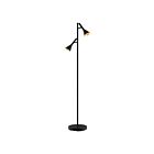 Lampe sur pied Eglo 97806A Cortaderas 2-Lumières Noir et or 20W