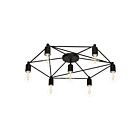 Plafonnier Eglo Staiti 97904A 7-Lumières Noir