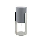 Lampe de table Eglo Siponto 98286A 60W 1-Lumière Nickel satiné