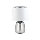 Lampe de table Eglo Manalba 99329A 40W 1-Lumière Argent