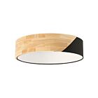 Plafonnier Eglo Grimaldino 99388A 2-Lumières Noir et marron