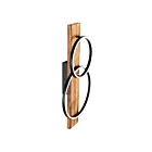 Plafonnier Eglo Boyal 99408A Noir et Marron Rustique
