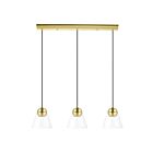 Suspendu Eglo Cerasella 99629A 3-Lumières Laiton brossé 30W