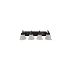 Vanité bulb ready Leawood Eiko BRVLW-4A19-BZ 4-lumières bronze
