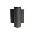 Applique murale cylindrique Eiko CWSWP32-75-10W-930-U-BK Black 2-lumières 20W