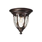 Plafonnier encastré extérieure ELK Home Glendale 45004-1 100W 1 lumière bronze royal