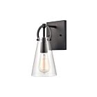 Applique murale ELK Home Gabby 89340-1 60W 1 lumière noir mat