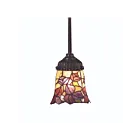 Mini suspendus ELK Home Mix-N-Match 078-TB-17 75W 1 lumière bronze tiffany