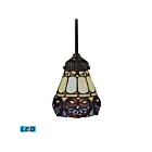 LED Mini Suspendu ELK Home Mix-N-Match 078-TB-21-LED 9.5W 1 lumière bronze tiffany
