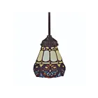 Mini suspendus ELK Home Mix-N-Match 078-TB-21 75W 1 lumière bronze tiffany
