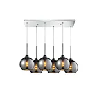 Suspendu multiple ELK Home Cassandra Configurable 10240-6RC-CHR 600W 6 lumières chrome poli