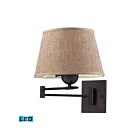 Applique Murale LED ELK Home Swingarms 10291-1-LED 9.5W 1 lumière bronze vieilli