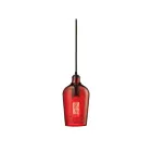 Suspendu multiple ELK Home Hammered Glass Configurable 10331-1HRD 60W 1 lumière bronze huilé