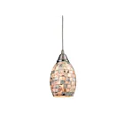 Suspendu multiple ELK Home Capri Configurable 10444-1 60W 1 lumière nickel satiné