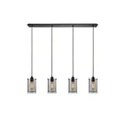 Suspendu multiple ELK Home Brant Configurable 10448-4LP 240W 4 lumières bronze huilé