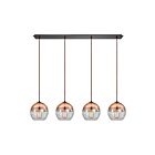 Suspendu ELK Home Revelo 10490-4LP 240W 4 lumières bronze huilé