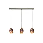 Suspendu multiple ELK Home Illusions Configurable 10506-3LP 180W 3 lumières nickel satiné