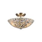 Plafoneir semi encastré ELK Home Capri 10551-3 180W 3 lumières nickel satiné