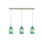 Suspendu multiple ELK Home Collanino Configurable 10650-3LP 180W 3 lumières nickel satiné