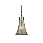 Mini suspendus ELK Home Hand Formed Glass 10651-1 60W 1 lumière bronze huilé