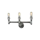 Lumière vanité ELK Home Cast Iron Pipe 10684-3 180W 3 lumières zinc patiné