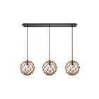 Suspendu multiple ELK Home Coastal Inlet Configurable 10715-3LP 180W 3 lumières bronze huilé