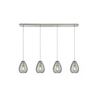 Suspendu multiple ELK Home Lagoon Configurable 10760-4LP 240W 4 lumières nickel satiné