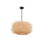 ELK Home 10951-3 Bamboo Nest 180W 3-Lumières Bronze huilé Lustre
