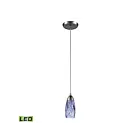 Suspendu multiple à LED ELK Home Milan Configurable 110-1BL-LED 4.8W 1 lumière nickel satiné