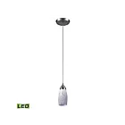 Suspendu multiple à LED ELK Home Milan Configurable 110-1SW-LED 4.8W 1 lumière nickel satiné