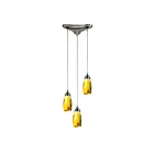 Suspendu multiple ELK Home Milan Configurable 110-3YW 180W 3 lumières nickel satiné