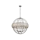 ELK Home 11095-8 Bradington 480W 8-Lumières Zinc patiné Lustre
