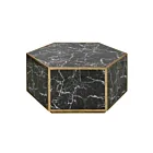 Table basse Homer ELK Home 1114-411 marbre noir