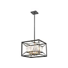 ELK Home 11184-4 Starlight 240W 4-Lumières Fusain Lustre